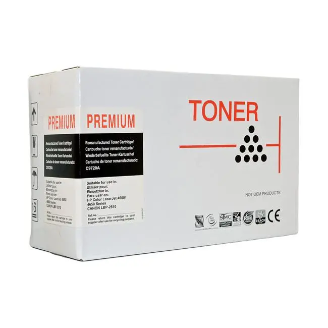 Icon Remanufactured Black Toner Cartridge For Hp C9720A Printers 1