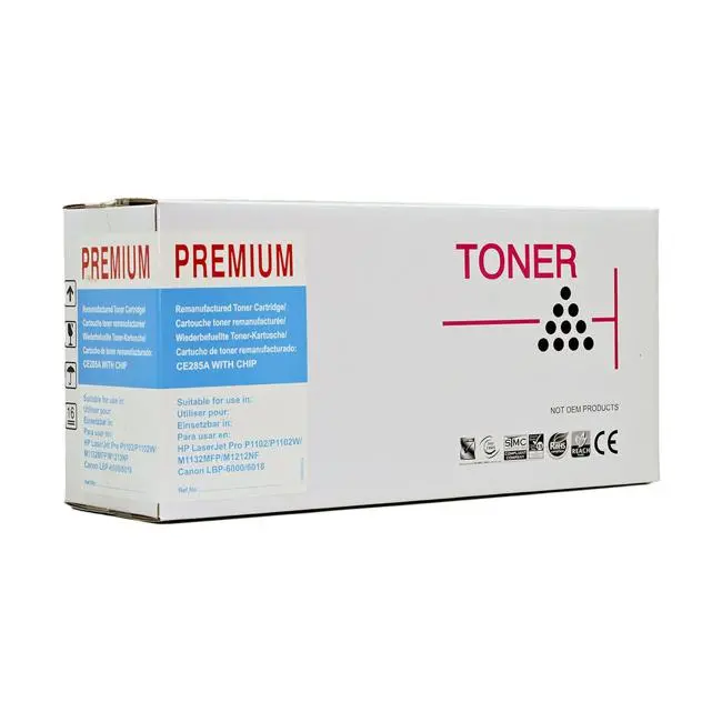 Icon Remanufactured Black Toner Cartridge For Hp Ce285A Printers 1