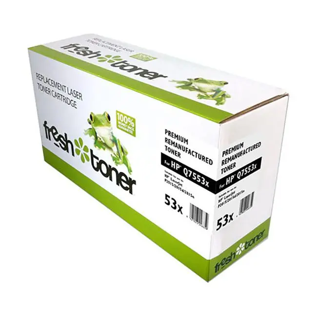 Icon Remanufactured Black Toner Cartridge For Hp Q7553X / Cart315 Printers 1