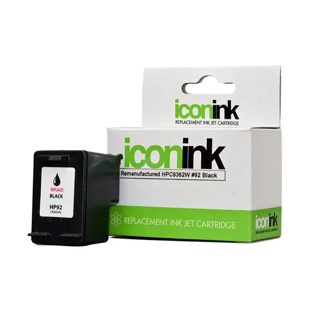 Icon Remanufactured C9362Wa Black Ink Cartridge For Hp Officejet 4630/4650 Series 1