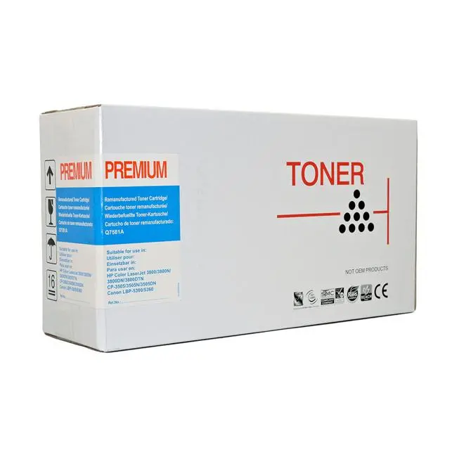 Icon Remanufactured Cyan Toner Cartridge For Hp Q7581A & Canon Cart311C 1