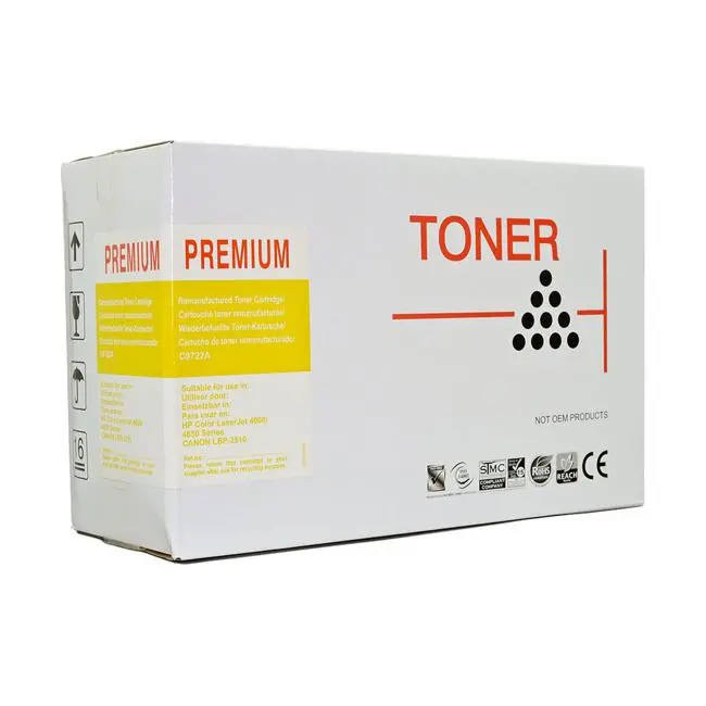 Icon Remanufactured Yellow Toner Cartridge For Hp C9722A Printers 1