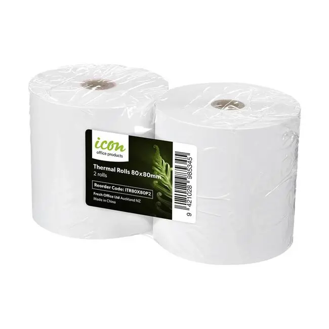Icon Thermal Paper Roll – 80Mm X 80Mm, 2-Pack 1
