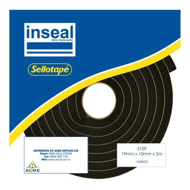 Inseal Pkd Adhesive Tape – 19 Mm Thick × 10 Mm Wide × 5 M Roll (Model 3109) 1