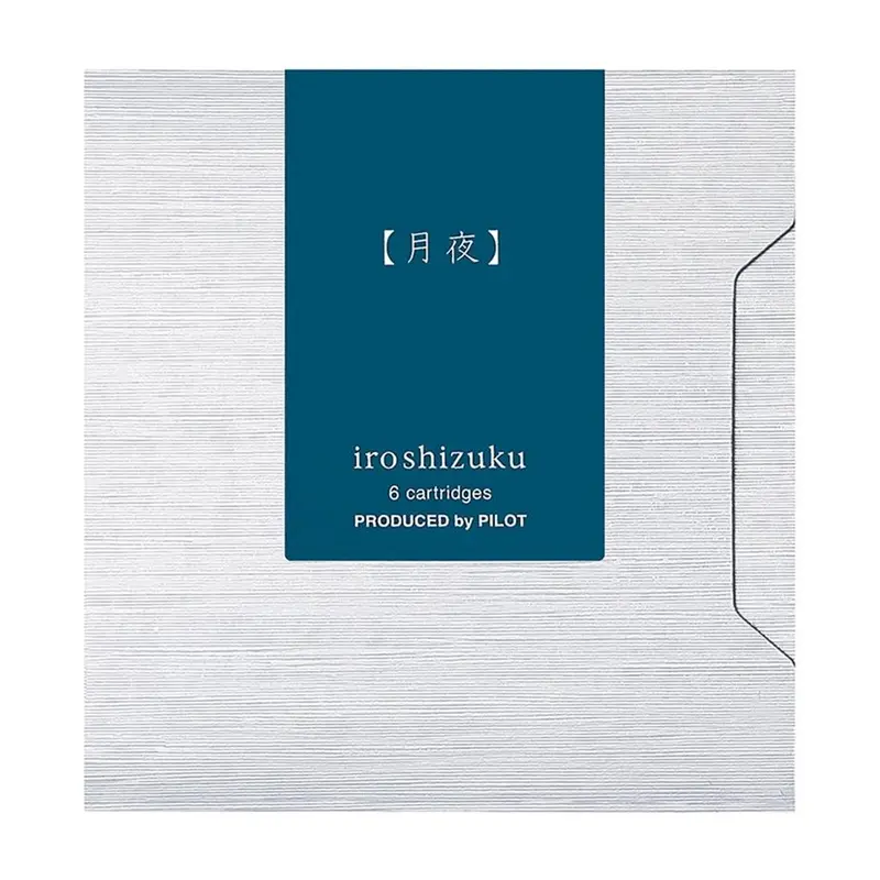 Iroshizuku Tsuki-Yo Moonlight Ink Cartridges – Japanese Fountain Pen Refills, 6-Pack (Irf-6S-Ty) 1