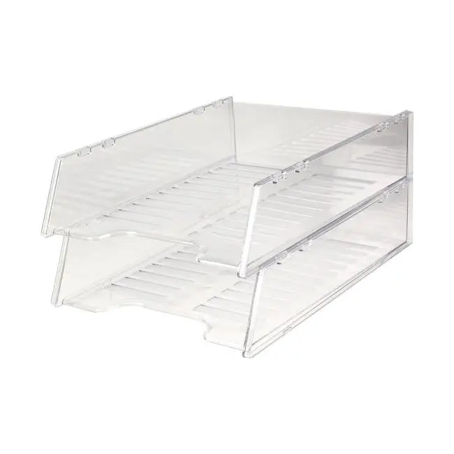 Italplast Clear A4 Letter Tray – Minimalist Acrylic-Like Design 1
