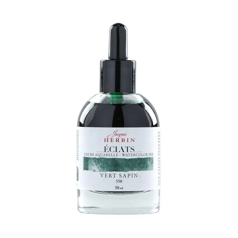 Jacques Herbin Fir Green Eclats Watercolour Ink, 50Ml 1
