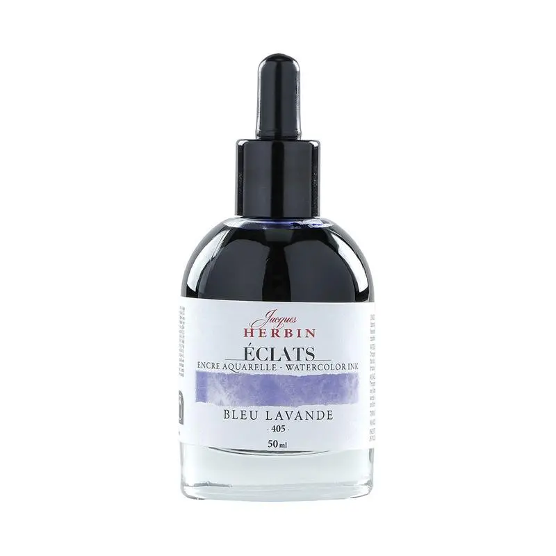 Jacques Herbin Lavender Blue Watercolour Ink – 50Ml (Shade 405) 1