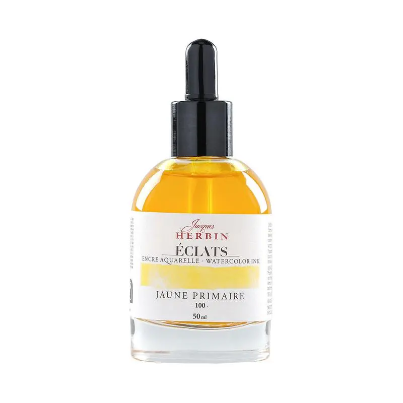 Jacques Herbin Primary Yellow Watercolour Ink, 50Ml 1