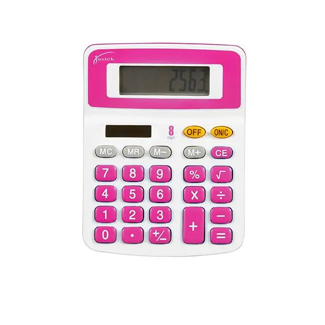 Jastek Colorful Desktop Calculator – Compact Design 1