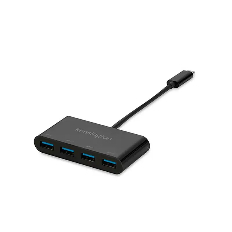 Kensington K33616Ww Usb-C 4-Port Hub — Compact Black Adapter For Laptop Expansion And Peripheral Connectivity 1