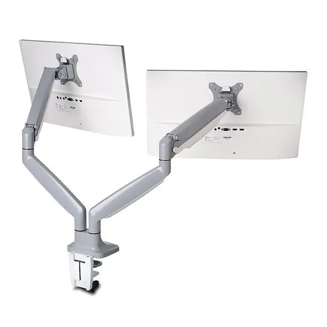 Kensington Smartfit One-Touch Dual Monitor Arm – Grey 1