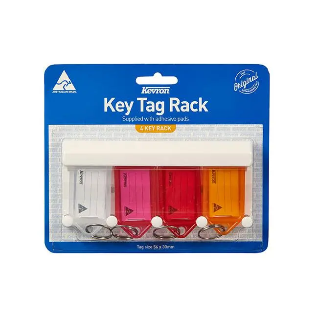 Kevron Id5 Key Tags – Assorted 4-Slot Rack Display 1