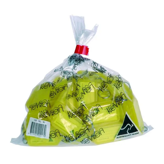 Kevron Id5 Key Tags – Yellow Bulk Pack (50 Pcs) 1
