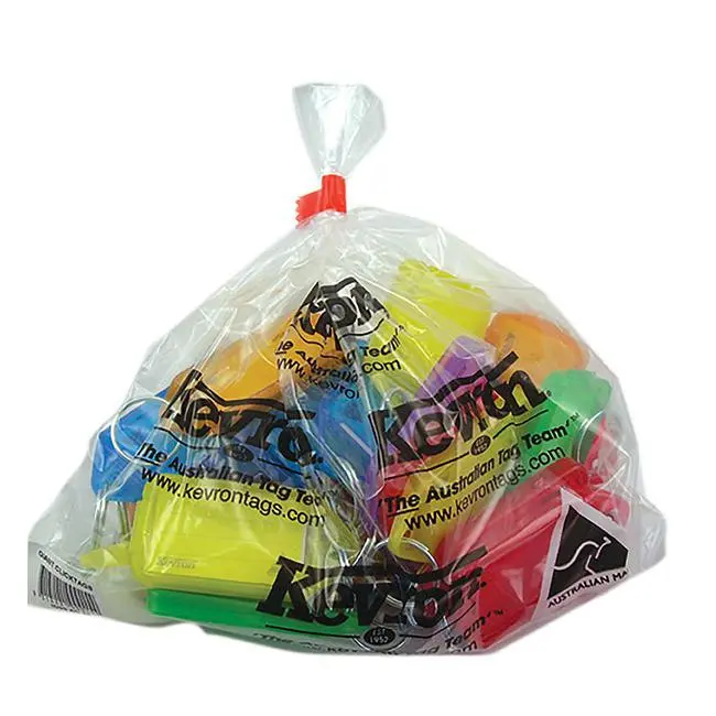 Kevron Pack Of 25 Assorted Id30 Key Tags In Resealable Bag 1