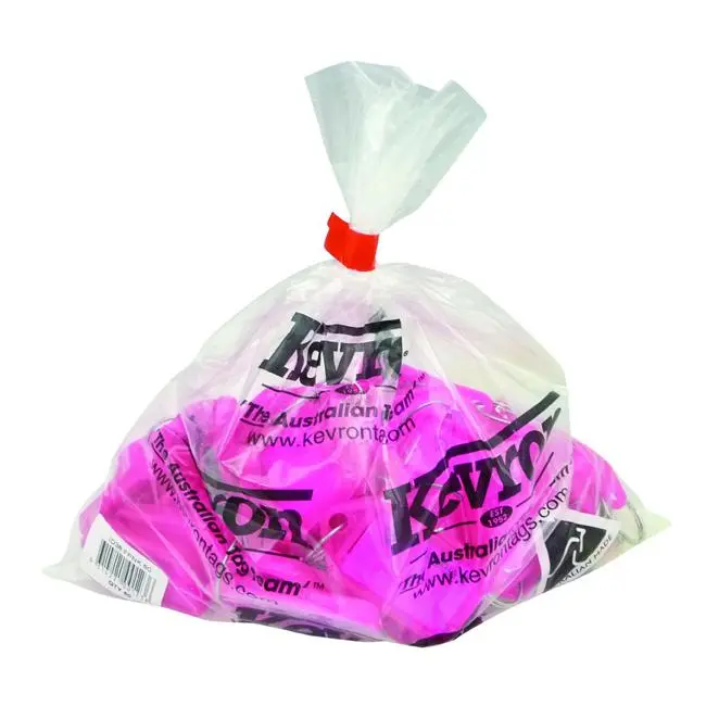 Kevron Pack Of 50 Hot Pink Id5 Key Tags In Resealable Bag 1