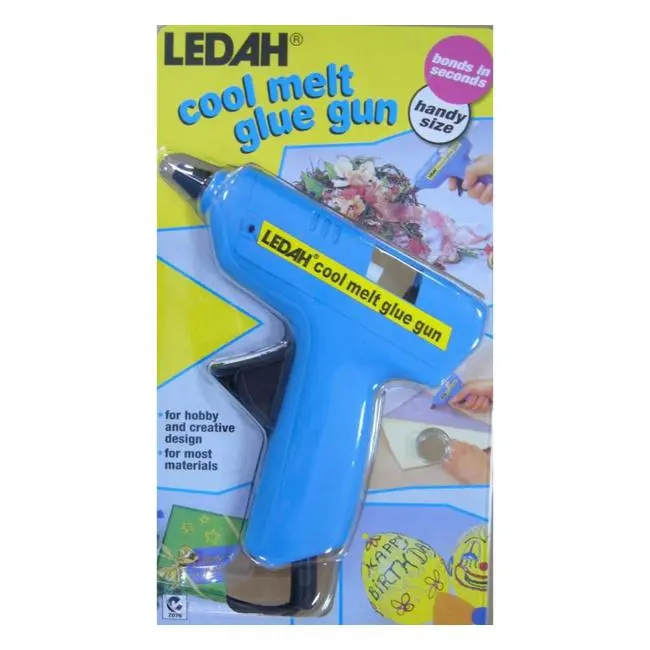 Ledah 9W Cool-Melt Glue Gun With 2 Clear Glue Sticks 1