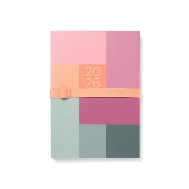 Letts A6 Rose Gradient Diary – 2026 Weekly Planner With Week-To-View Format (1001646) 1