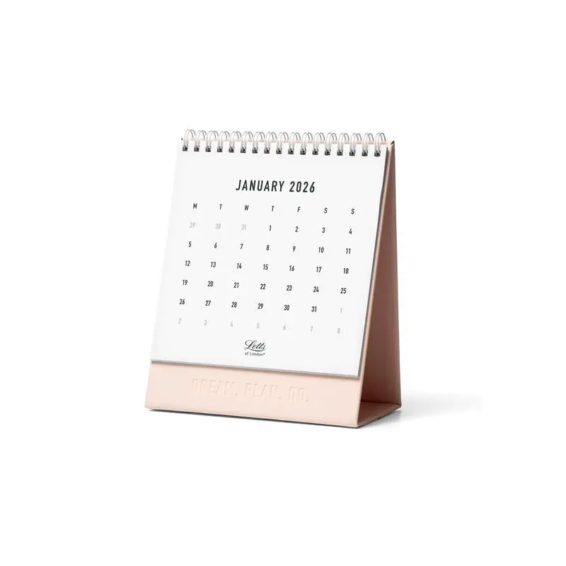Letts Conscious Desk Calendar 2026 – Rosewater, 150×180 Mm 1