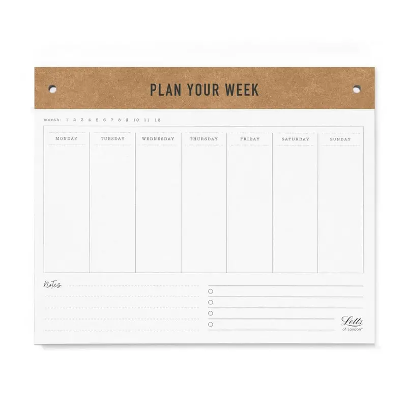 Letts Conscious Weekly Planner Insert – 60-Page Refill, A5 Format 1