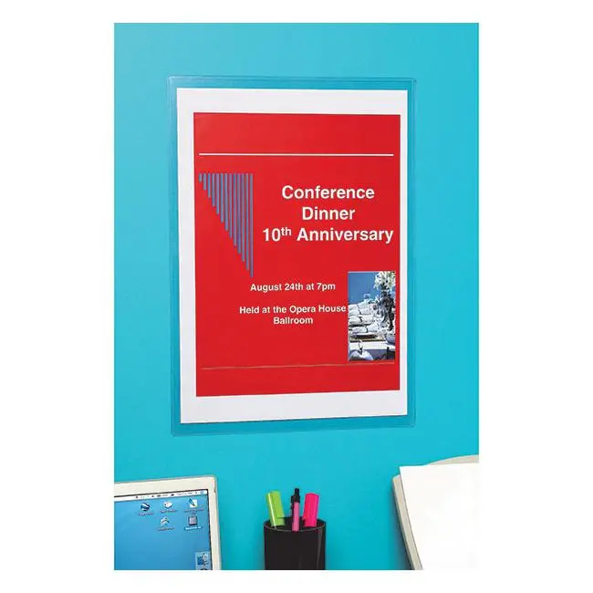 Marbig A3 Wall-Mountable Pvc Document Protector 1