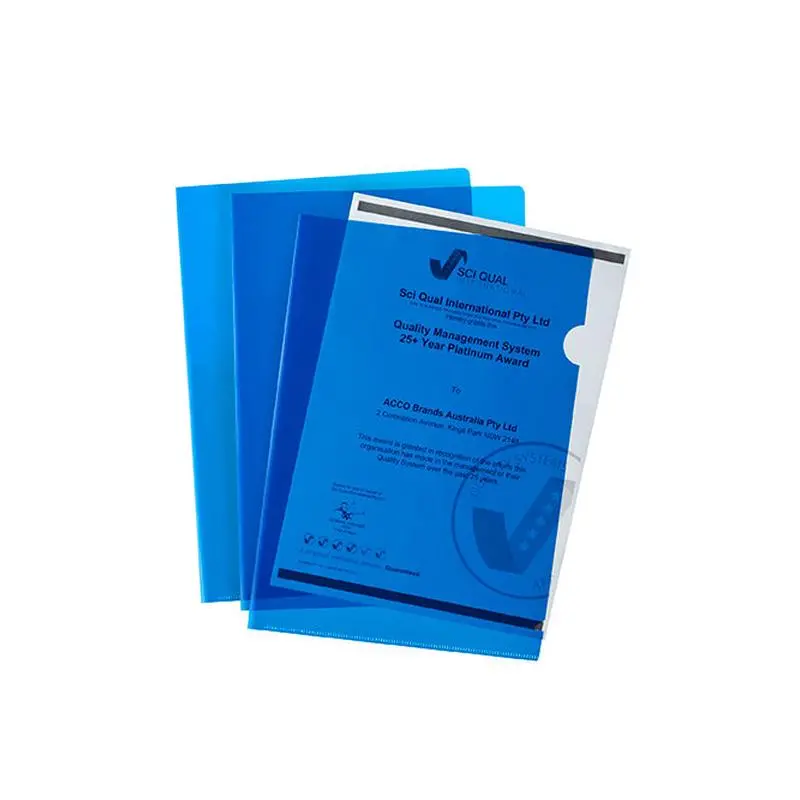 Marbig A4 Ultra-Durable Blue File Folder – 180 Micron, Pack Of 10 1