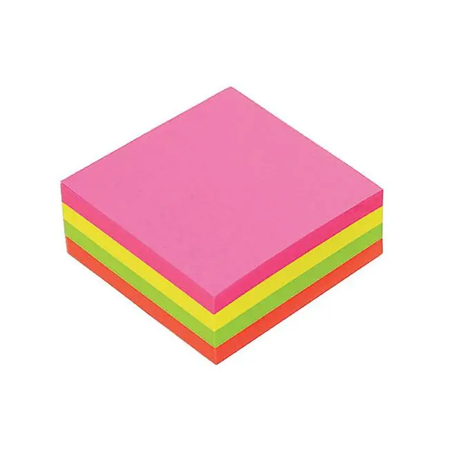 Marbig Brilliant Memo Cube – 75 × 75 Mm, 320 Sheets Assorted Bright Colors 1