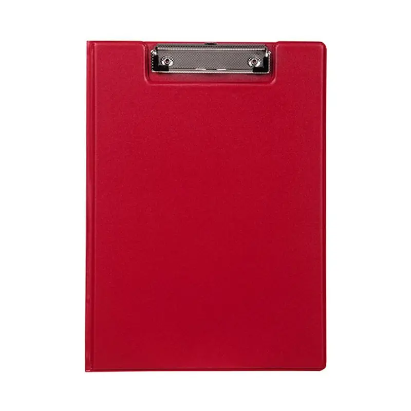 Marbig Clipfolder A4 – Durable Polypropylene, Red 1