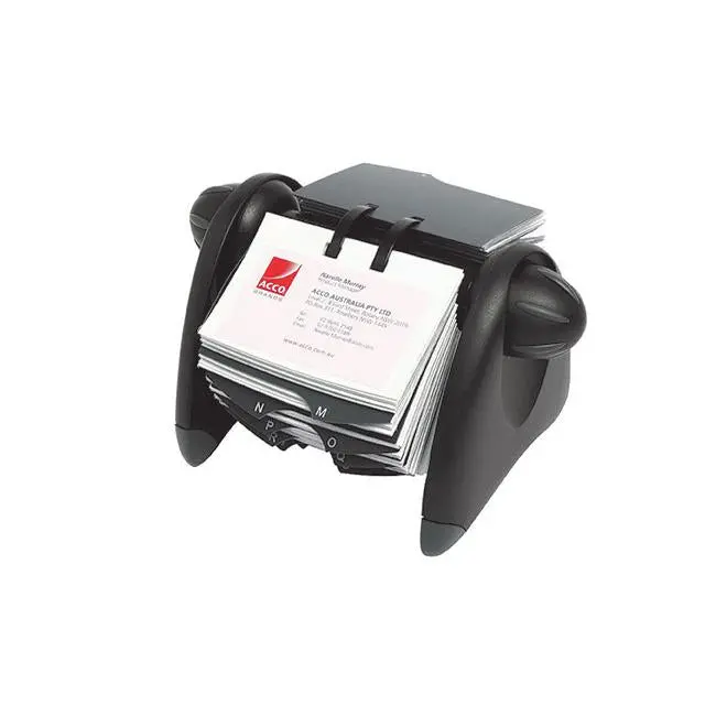 Marbig Mbgpro Rotary File System – Business Card Organizer Sleeve 1