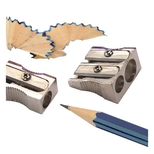 Marbig Single-Hole Metal Pencil Sharpener – Pack Of 48 1