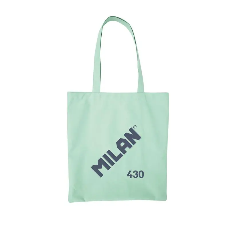 Milan 1918 Series Eco-Tote Bag – Green, 12.6-Liter Capacity, Stylish Carryall 1