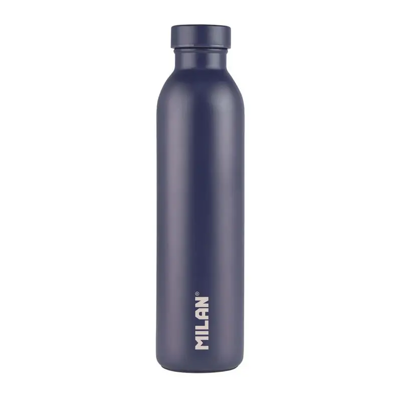 Milan 590Ml Isothermal Bottle In Navy Blue – 1918 Series Thermal Flask With Leak-Proof Lid 1