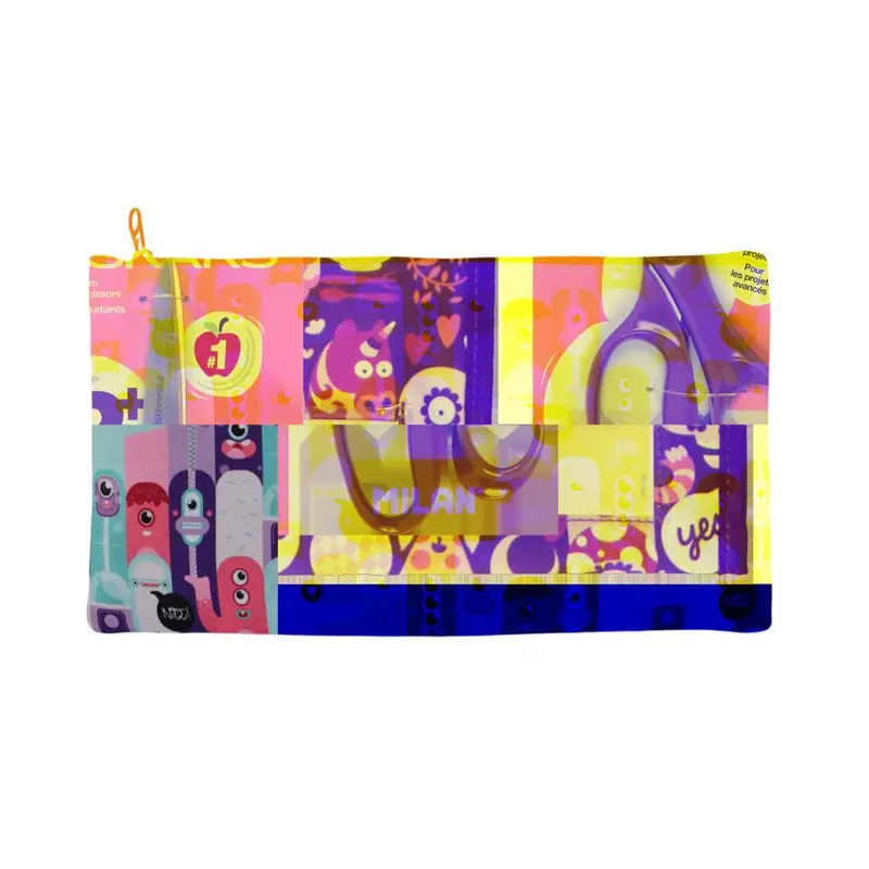 Milan Aliens-Print Durable Pencil Case – 340 × 170Mm 1