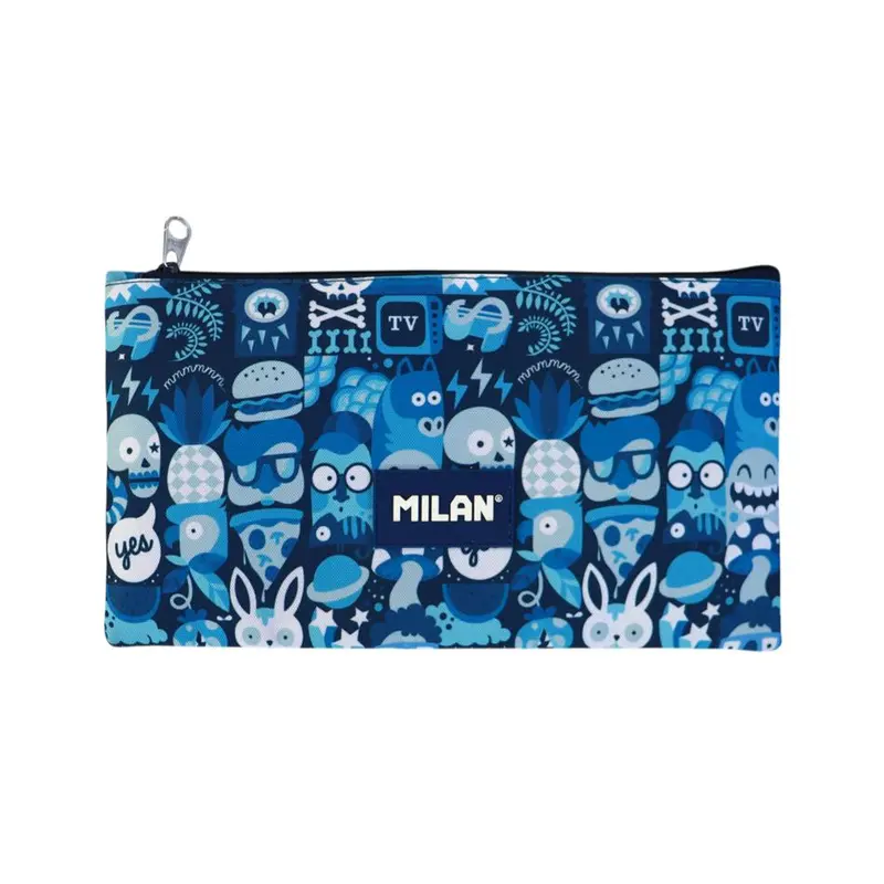 Milan Blue School Pencil Case – 340 × 170Mm 1
