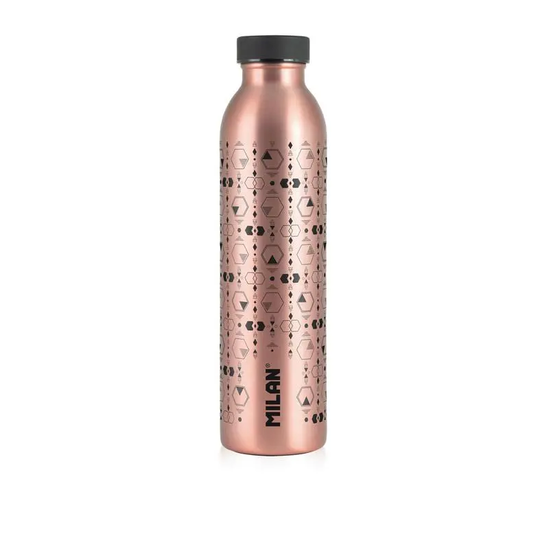 Milan Copper Series Isothermal Bottle – 590Ml, Matte Black Finish 1