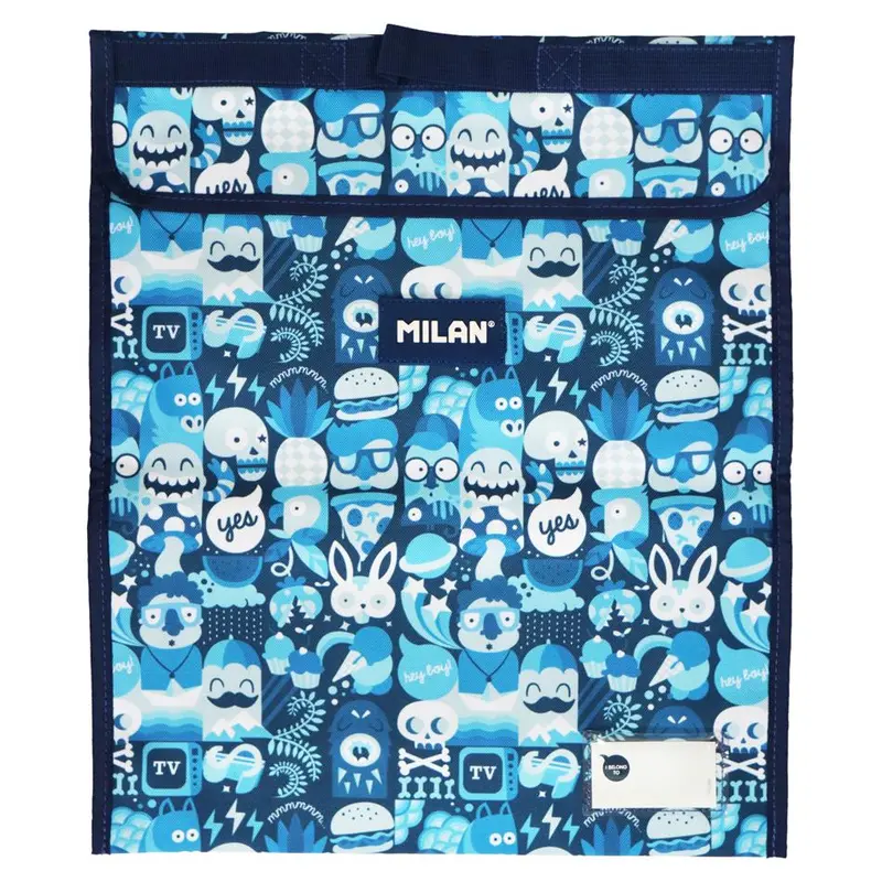 Milan School Days Blue Extra-Large Homework Bag – 370 × 450Mm 1