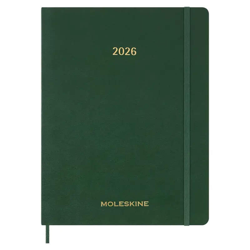 Moleskine 13-Month Xxl Weekly Planner – Myrtle Green, 2026 Edition 1