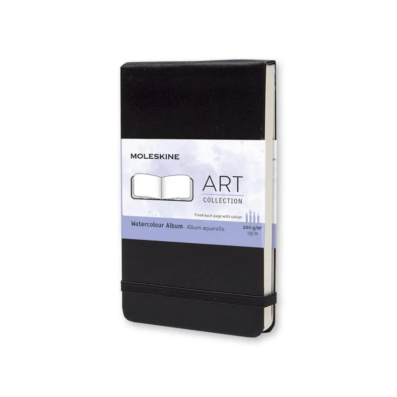 Moleskine Pocket-Sized Watercolor Sketchbook – Black Cover, Martmm803 1
