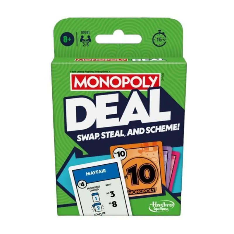 Monopoly Deal Card Game – Updated Edition With New Cards And Rules 1
