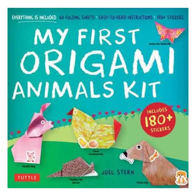 My First Origami Animals Kit: 60 Papers, Step-By-Step Instructions, 17 Projects, And 180+ Stickers By Joel Stern 1