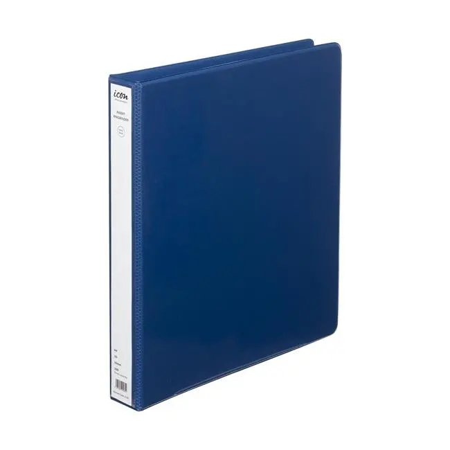 Navy Blue A4 Insert Binder – 26Mm Spine, 2-D Ring Mechanism 1