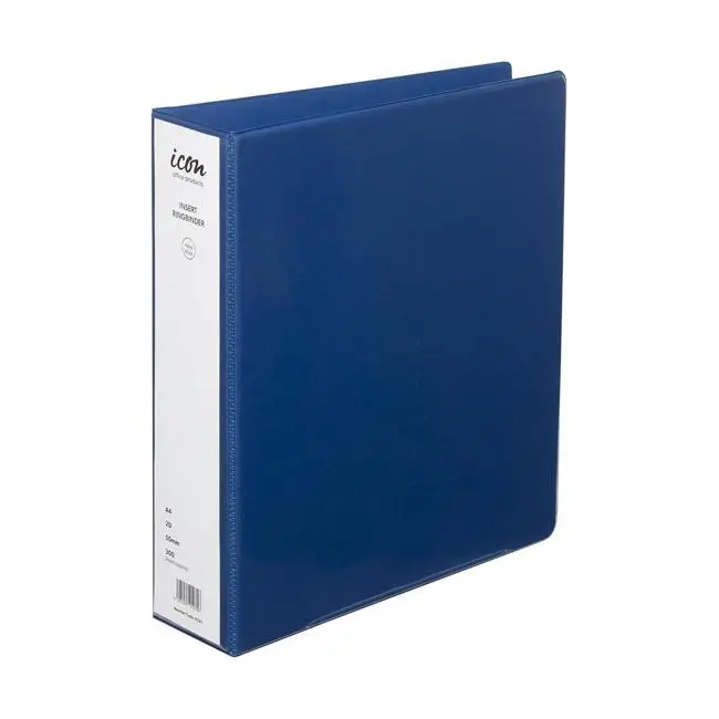 Navy Blue A4 Insert Binder – 50Mm Spine, 2-D Ring Mechanism 1