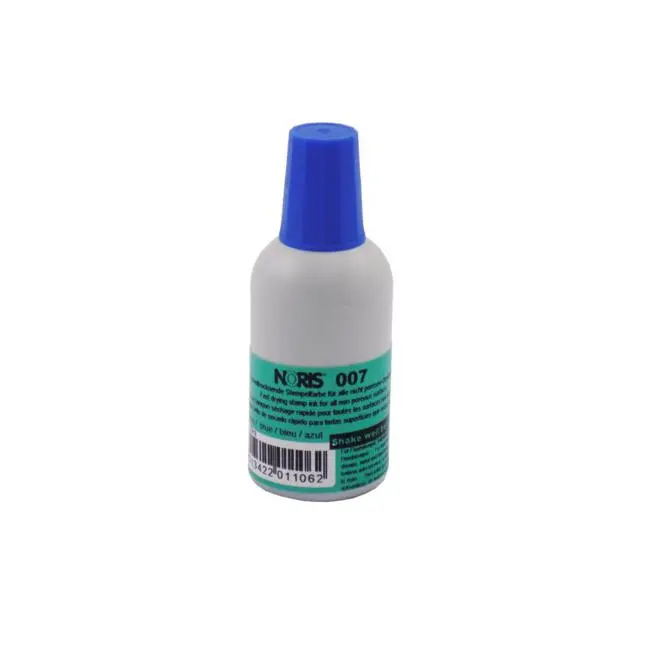 Noris #007 Quick-Dry Blue Ink – 30 Ml Bottle For Small-Batch Refills 1