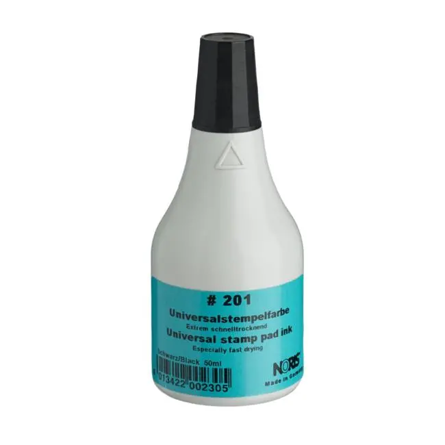 Noris #218 Archival Metal Stamp Ink – 50Ml Black 1