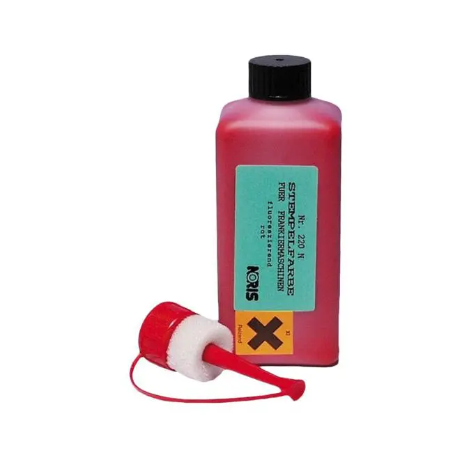 Noris #220 Red Franking Machine Ink Cartridge – 250Ml 1
