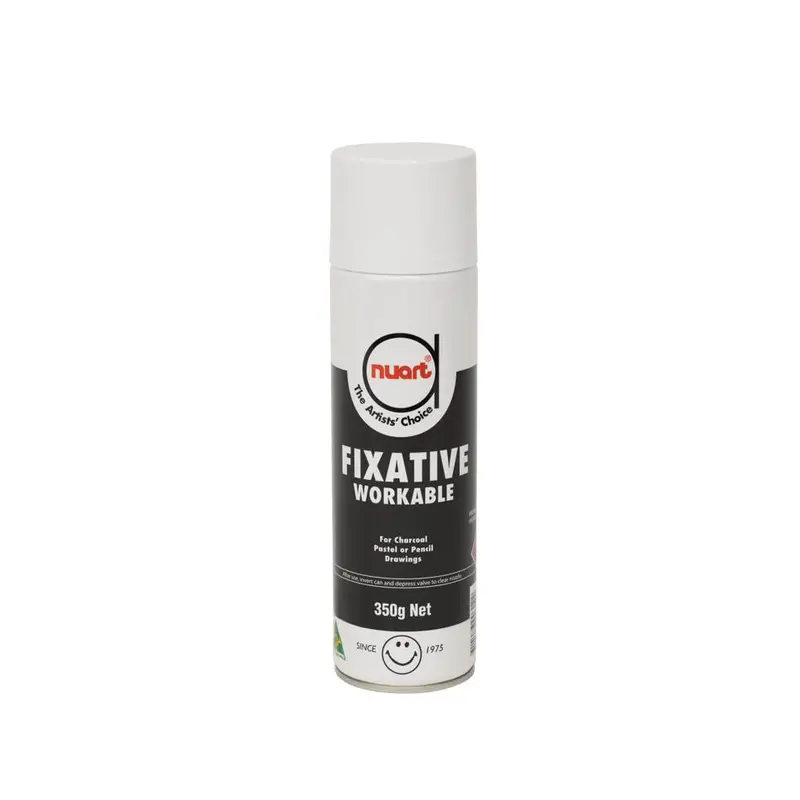 Nuart Workable Fixative Spray – 350G Clear Protective Coating For Sketches & Charcoal 1