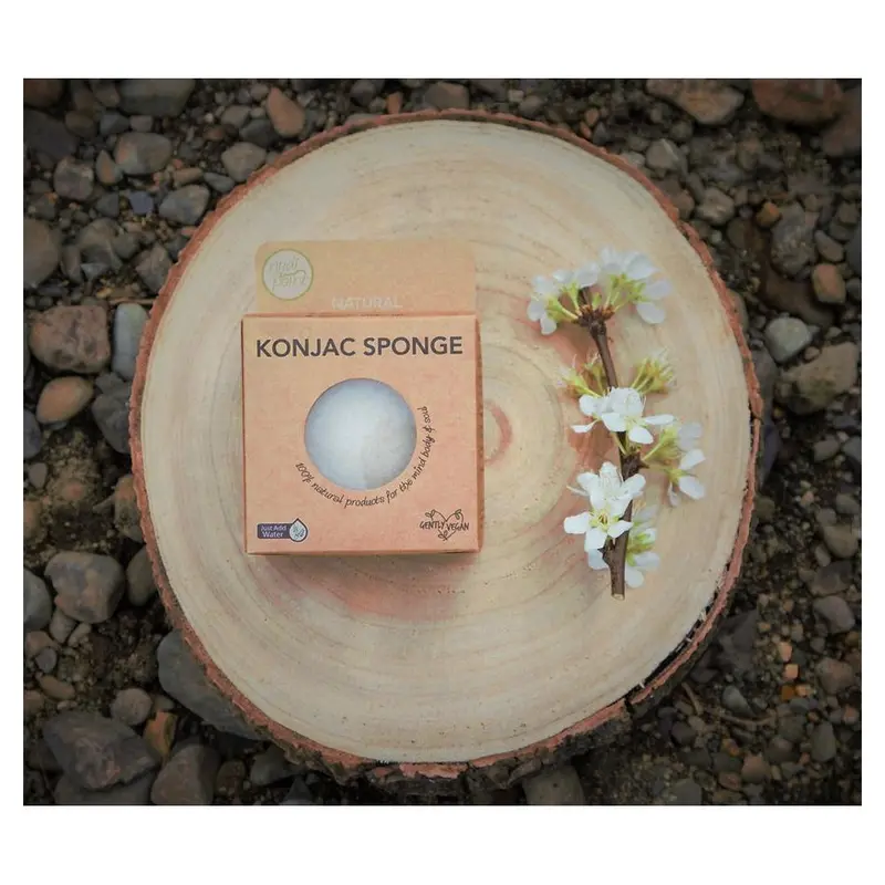 Nudi Point Natural Konjac Facial Sponge For Gentle Exfoliation 1