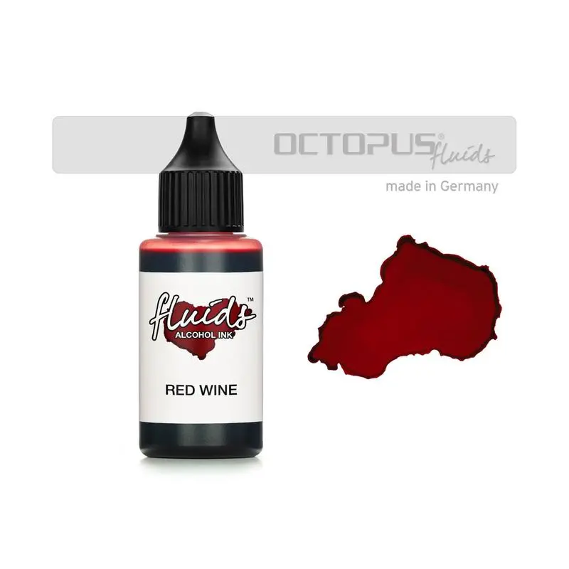 Octopus Red Wine Alcohol Ink – 30Ml Fast-Drying Artist Fluid 1