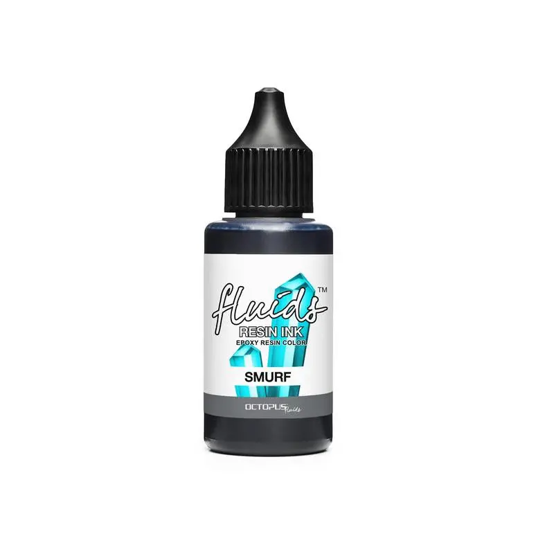 Octopus Smurf Blue Resin Ink – Fast-Drying, 30Ml Bottle 1