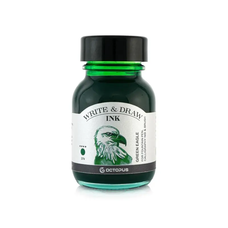 Octopus Write & Draw Ink – Green Eagle Shade, 50Ml Refill Bottle (374) 1